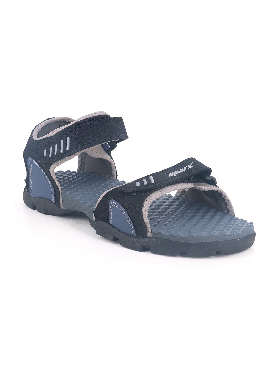 

Sparx Men Textured Sports Sandals, Grey