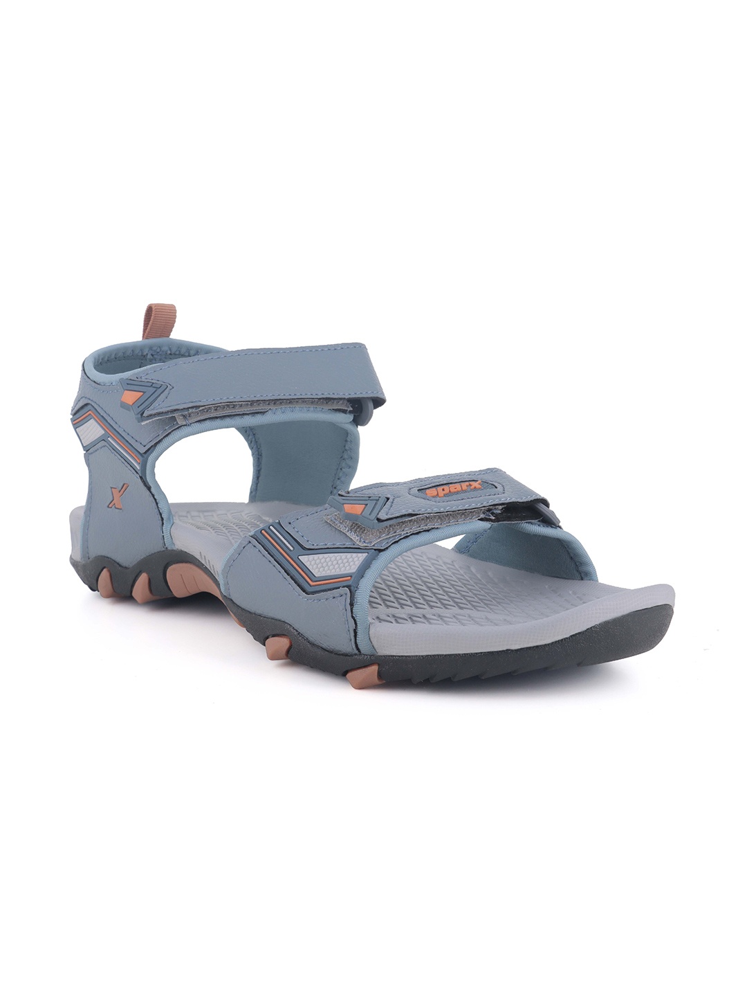 

Sparx Men Textured Sports Sandals, Grey