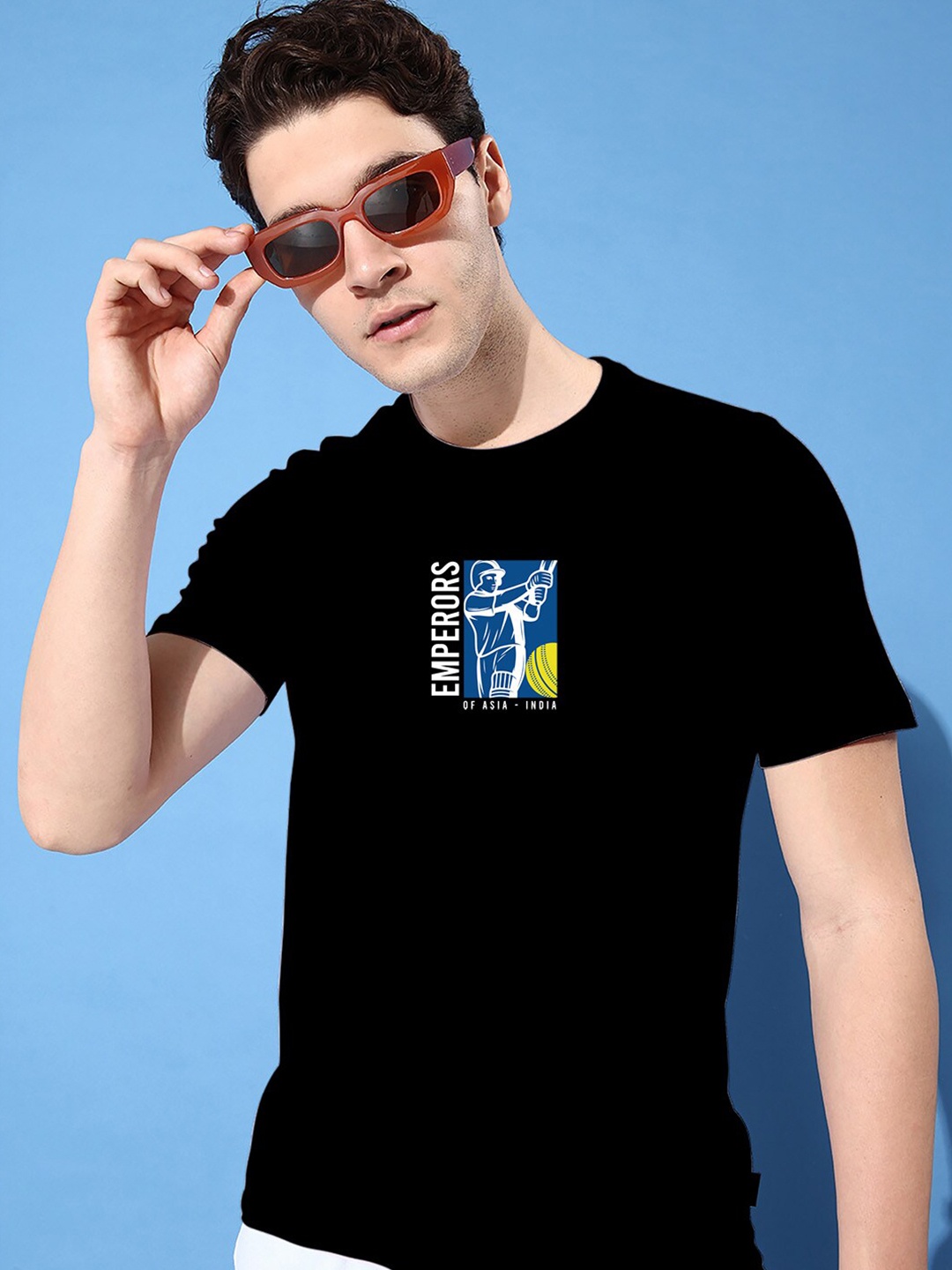 

Harvard Graphic Printed Pure Cotton T-Shirt, Black