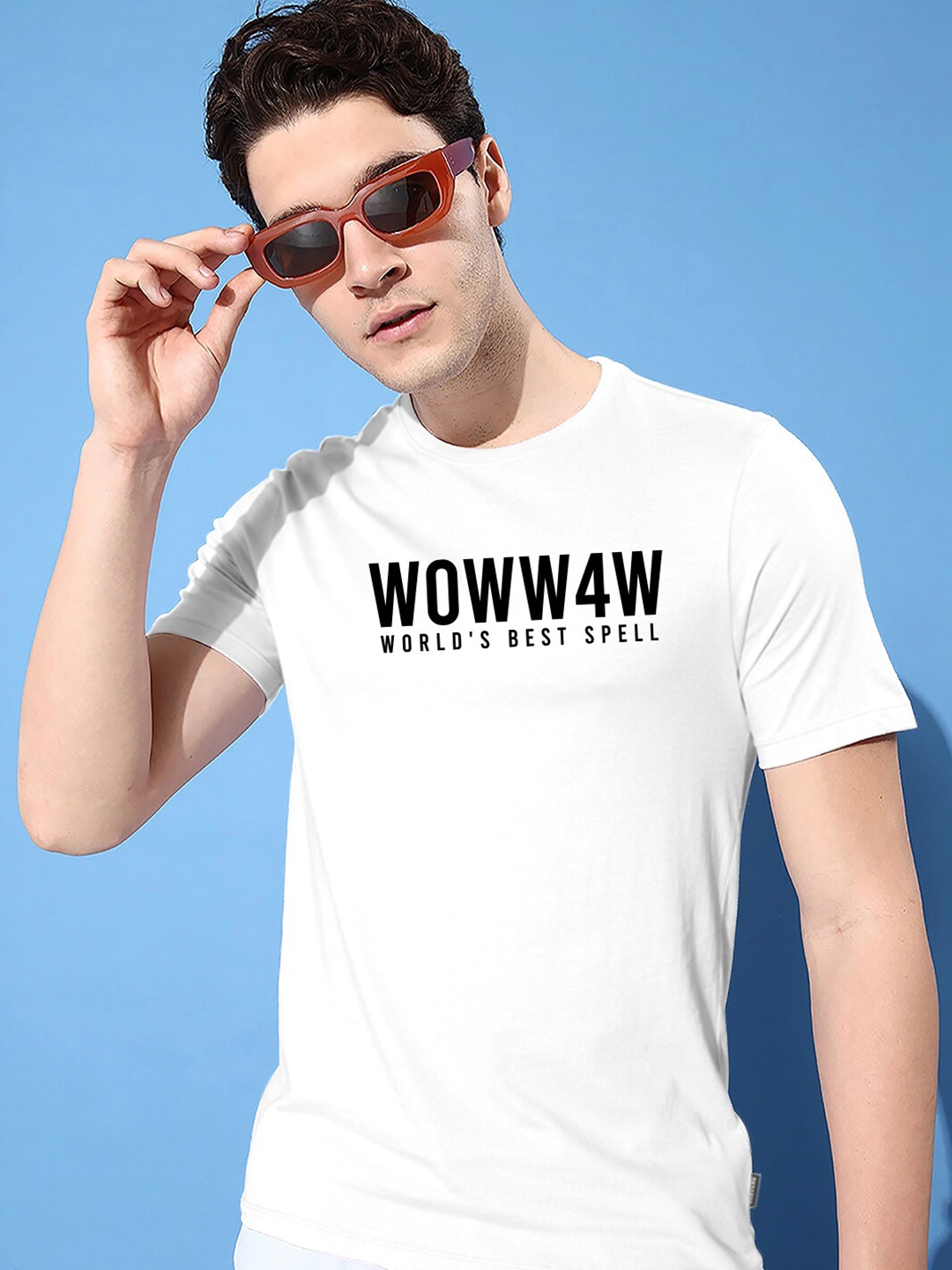 

Harvard Typography Printed Pure Cotton T-Shirt, White