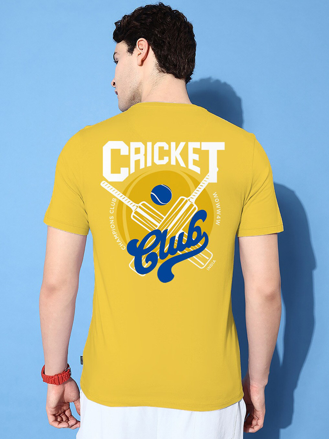 

Harvard Mustard Typography Printed Casual Pure Cotton T-shirt