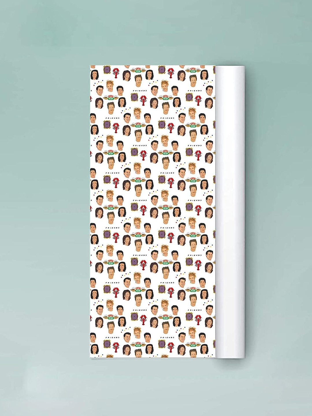 

Epic Stuff Set Of 5 F.R.I.E.N.D.S TV Series Characters Design Gift Wrapping Sheet, White