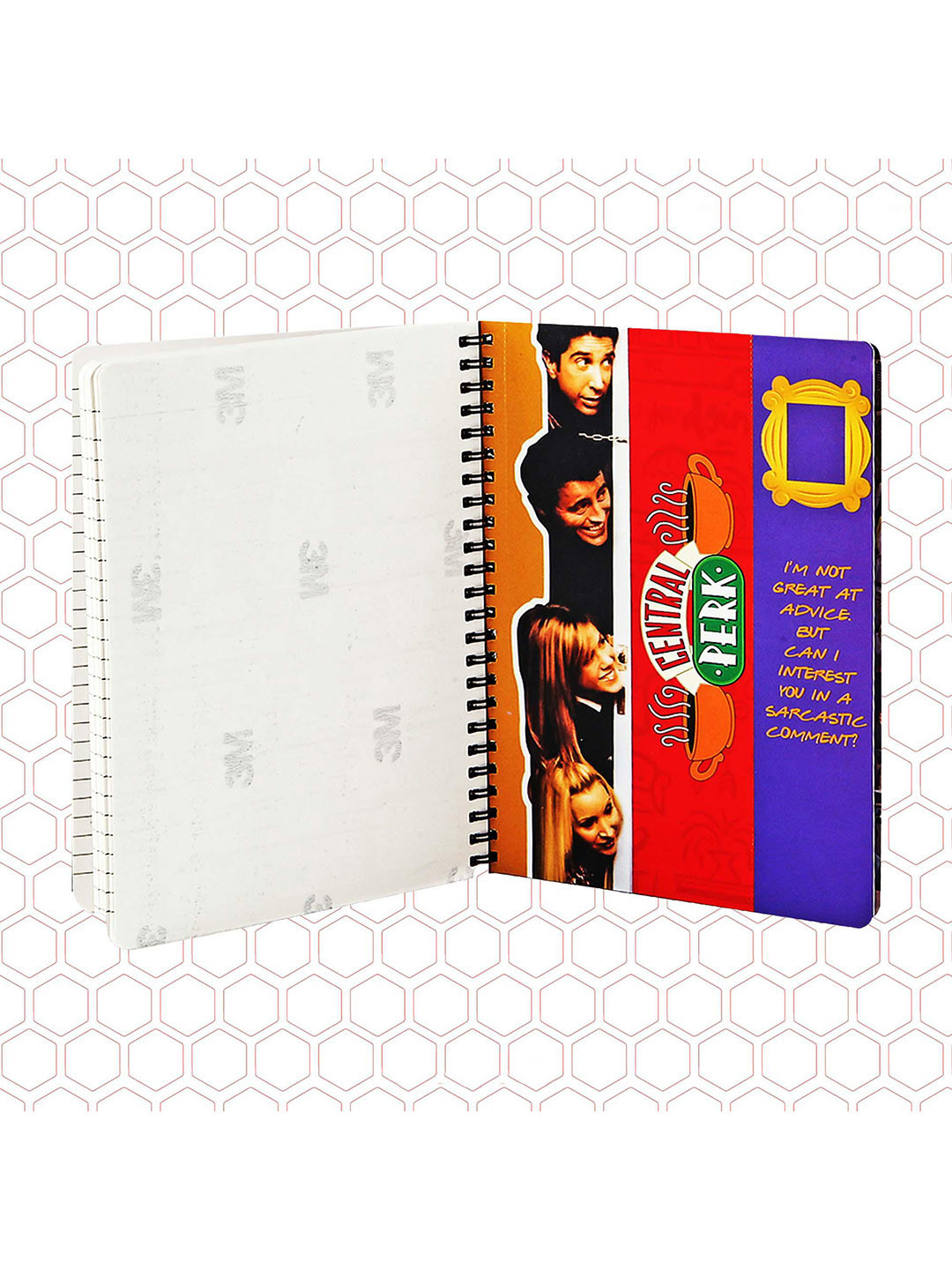 

Epic Stuff Friends Tv Series Umbrella A5 Wiro Notebook, Grey