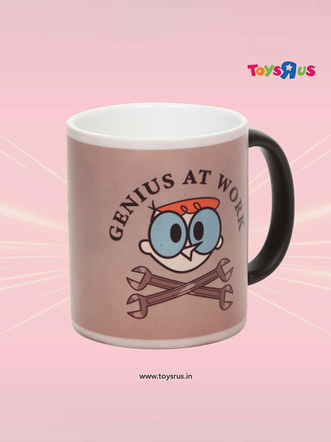 

Epic Stuff Brown Printed Ceramic Matte Heat Sensitive Mug - 350 ML