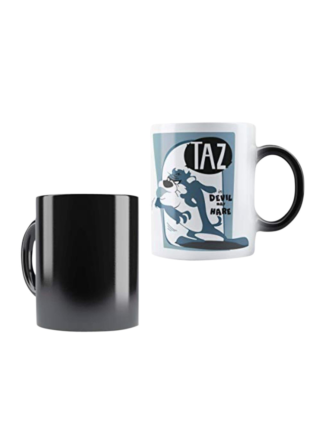 

Epic Stuff Black & White Looney Tunes Printed Ceramic Matte Heat Sensitive Mug - 350 ML