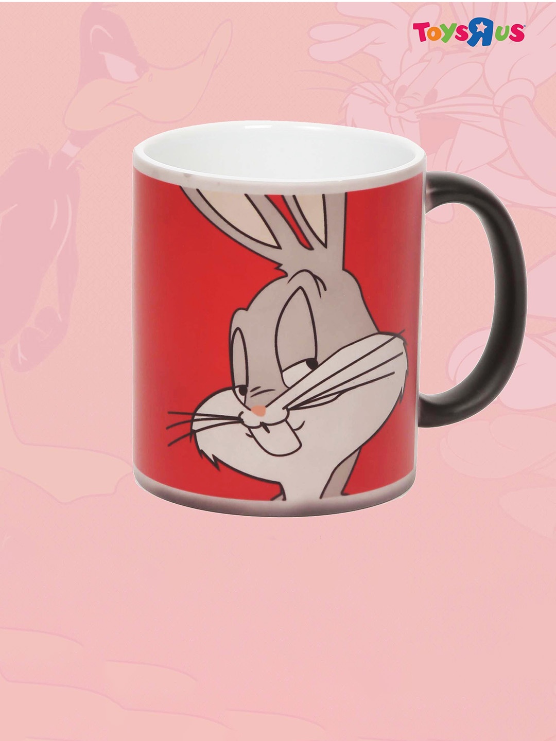

Epic Stuff Red & Black Looney Tunes Printed Ceramic Matte Heat Sensitive Mug - 350 ML