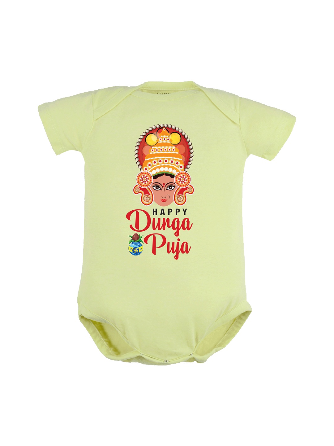 

FFLIRTYGO Kids Graphic Printed Cotton Bodysuit, Green