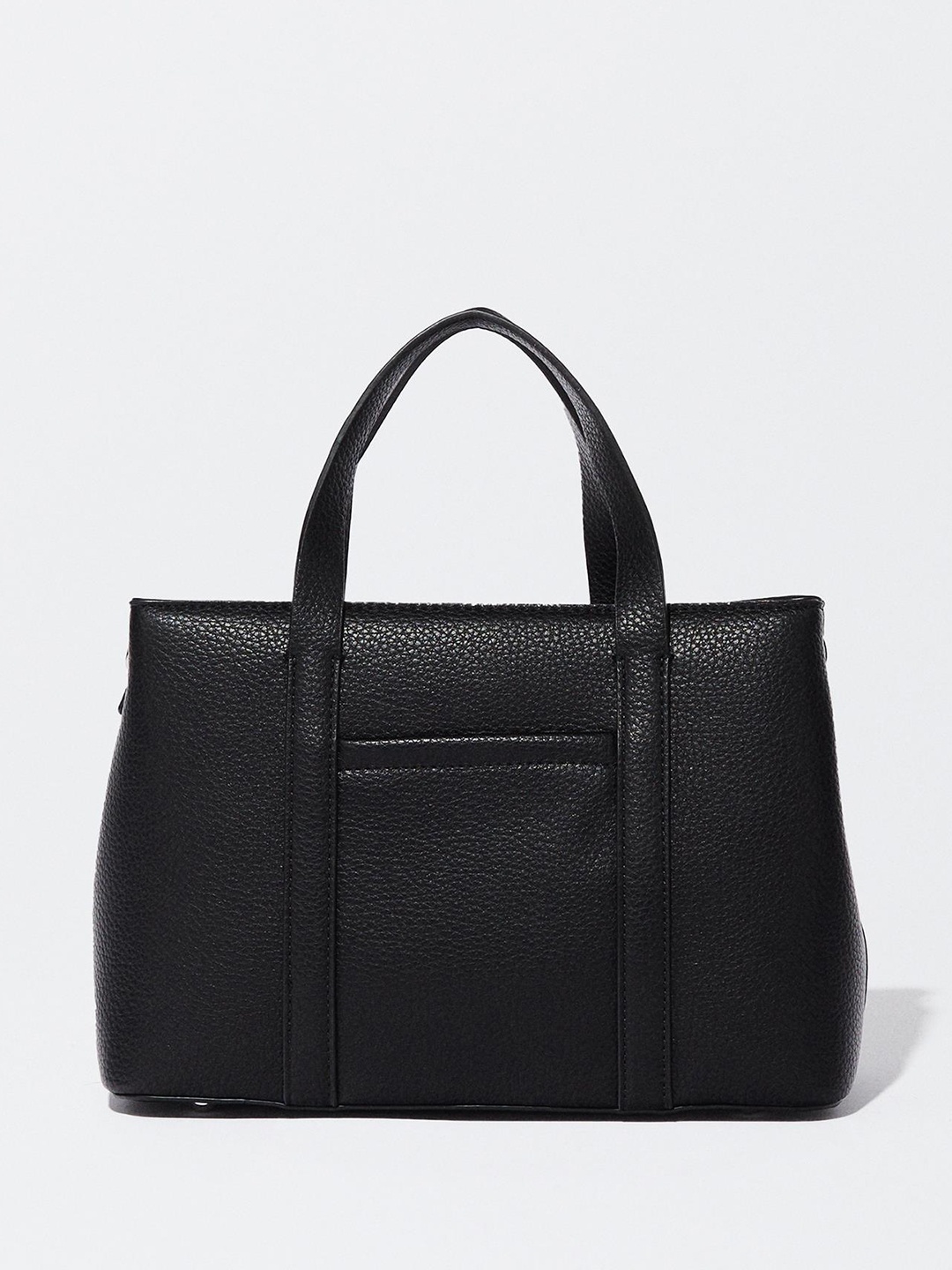

PARFOIS Structured Handheld Bag, Black
