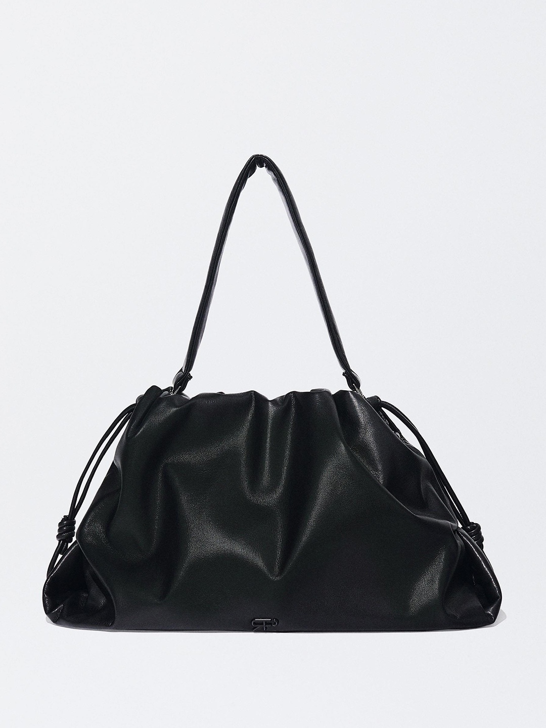 

PARFOIS Women Structured Shoulder Bag, Black