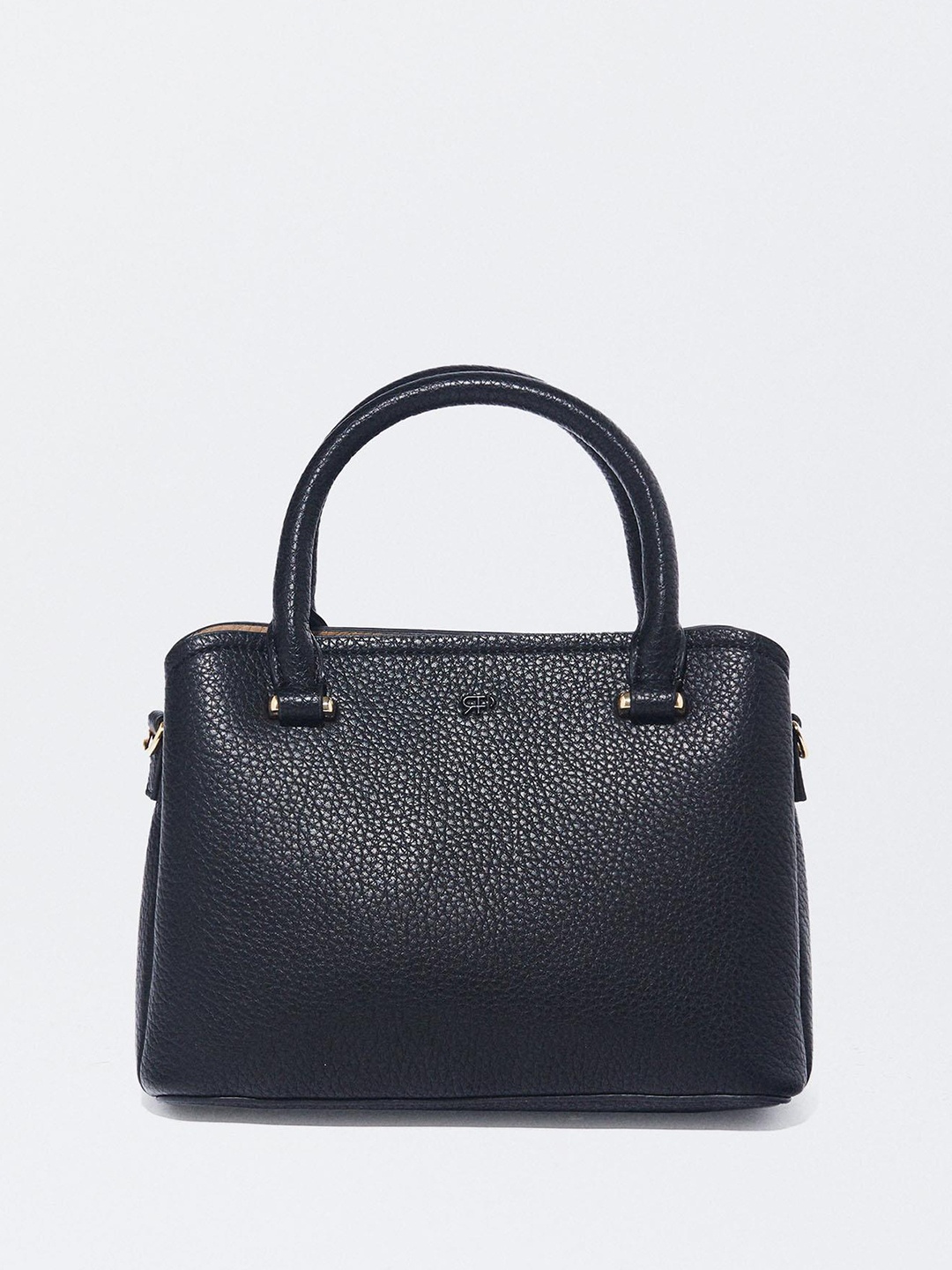 

PARFOIS Women Structured Handheld Bag, Black