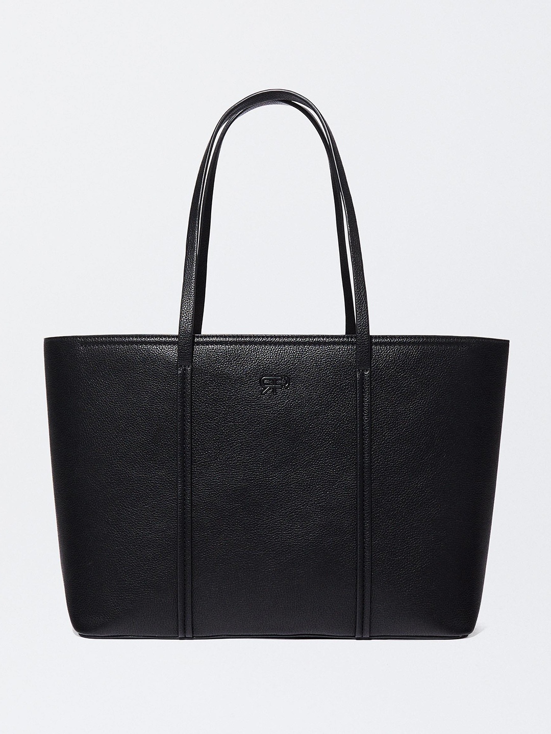 

PARFOIS Women Structured Tote Bag, Black