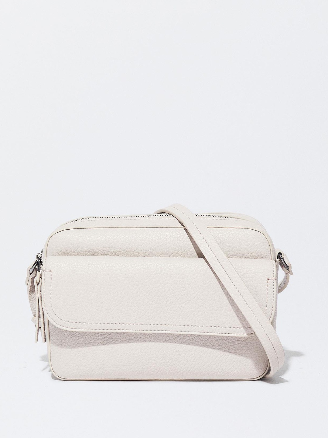 

PARFOIS Structured Sling Bag, Grey
