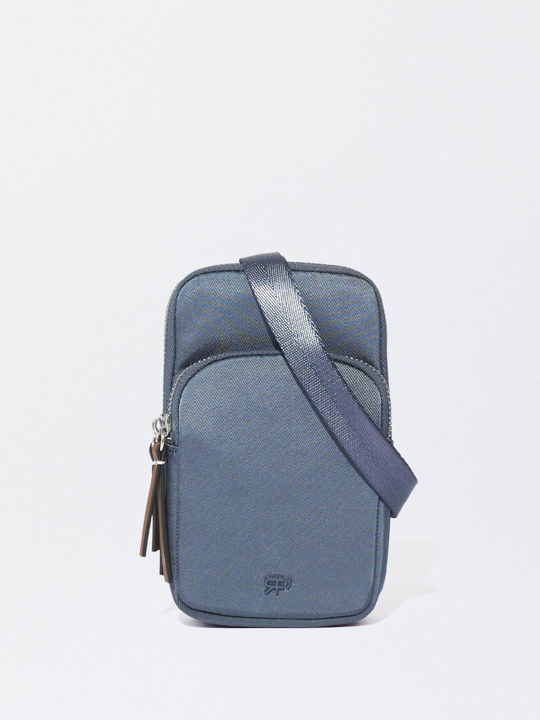 

PARFOIS Women Structured Mobile Pouch, Blue