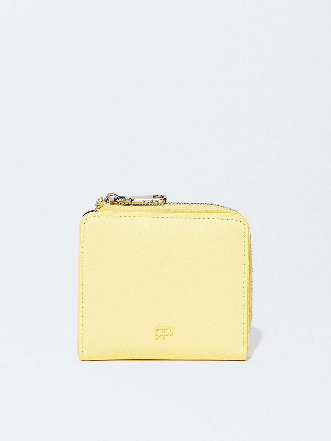 

PARFOIS Women Two Fold Wallet, Yellow