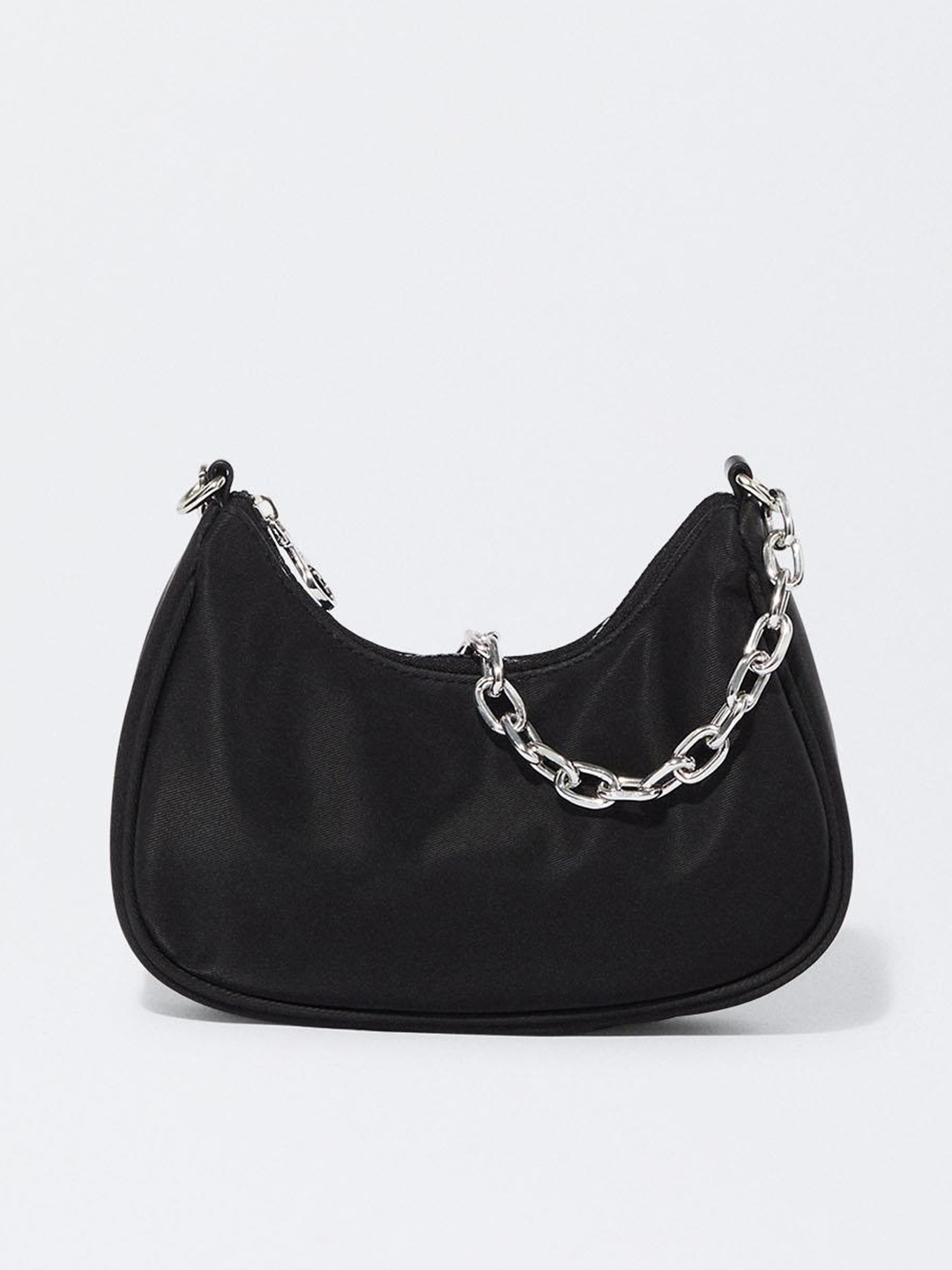 

PARFOIS Structured Baguette Bag, Black