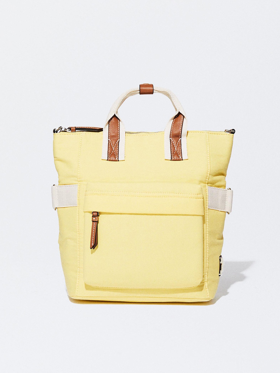 

PARFOIS Women Structured Convertible Handheld Bag, Yellow