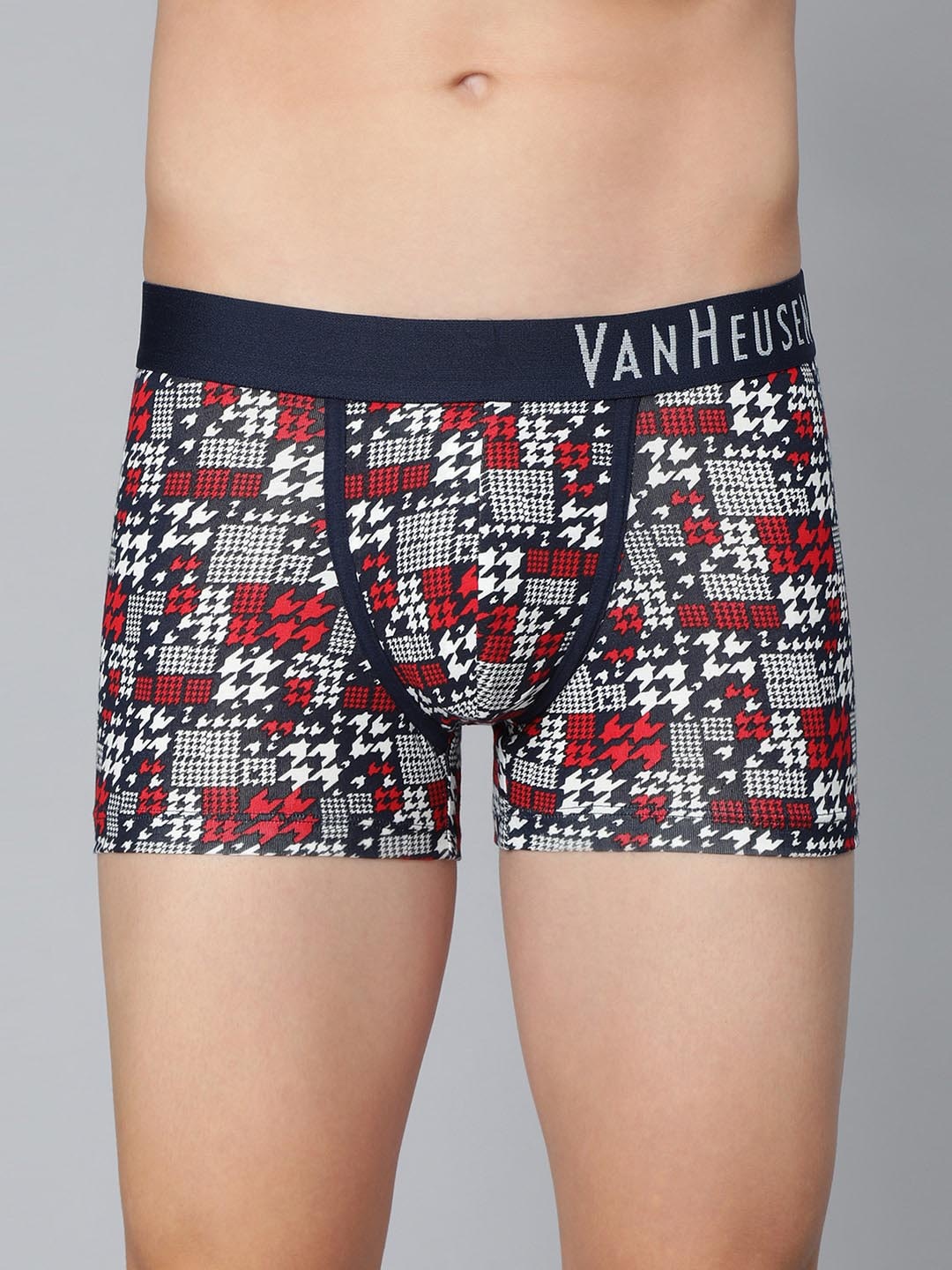 

Van Heusen Printed Outer Elastic Trunk IHQTR1CPW0910051, Blue