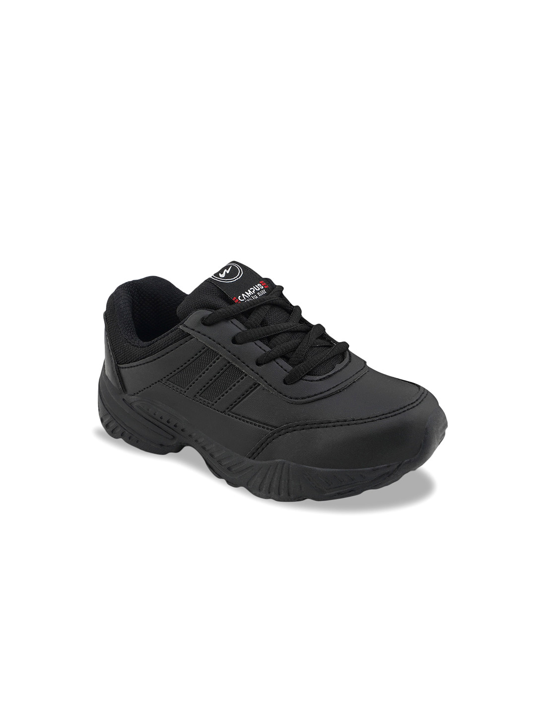 

Campus Kids Lace Up Casual Sneakers, Black