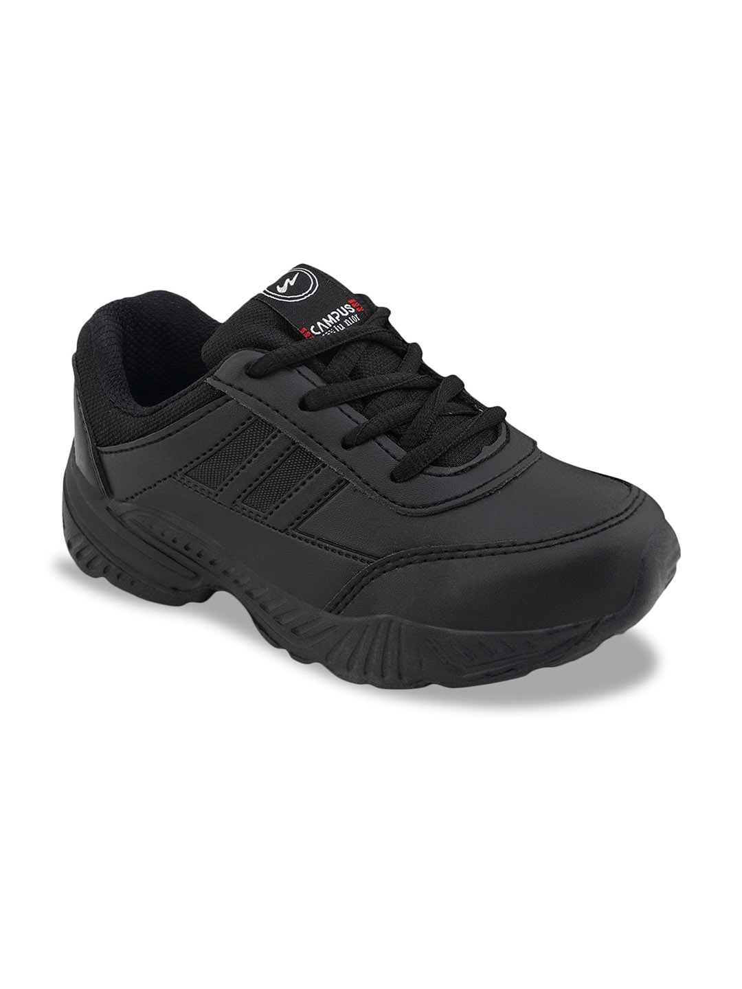 

Campus Kids BINGO Comfort Insole Basics School Sneakers, Black