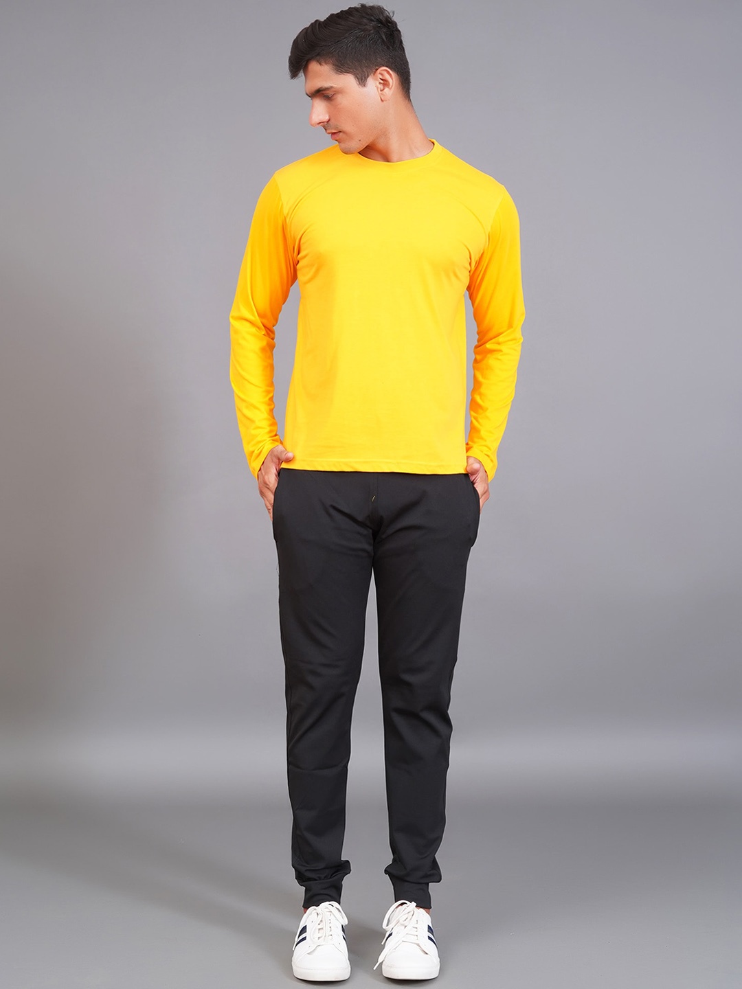 

KRAASA Round Neck Tracksuits, Mustard