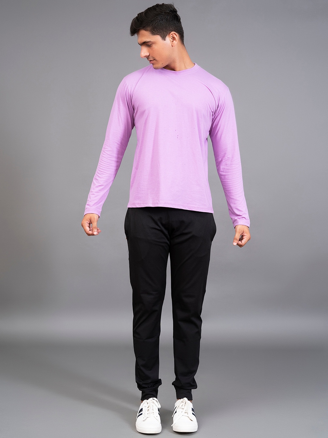 

KRAASA Long Sleeves Round Neck Tracksuits, Lavender