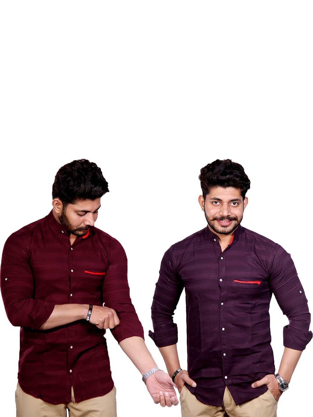 

FUBAR Men Purple Slim Fit Opaque Casual Shirt
