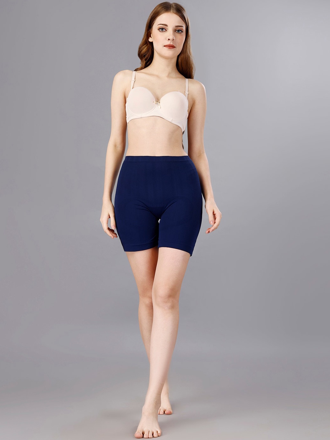 

MISS VERVE Tummy & Thigh Shapewear, Blue