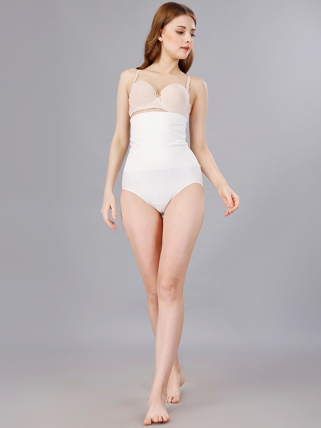 

MISS VERVE High Rise Tummy Shaper, White