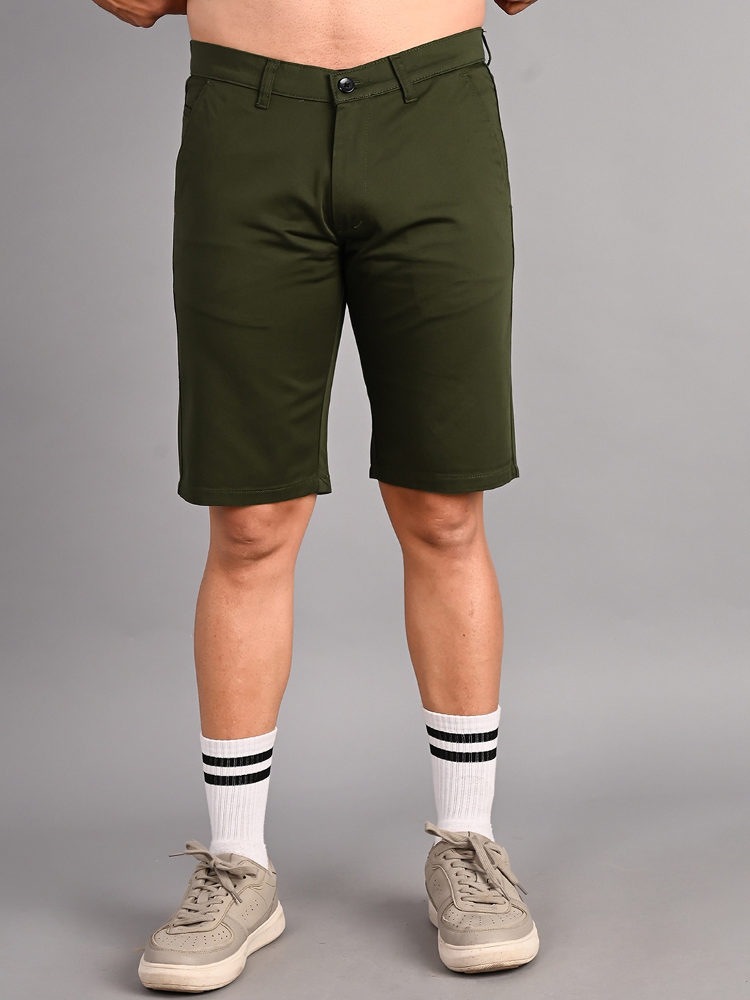 

FUBAR Men Slim Fit Chino Shorts, Green
