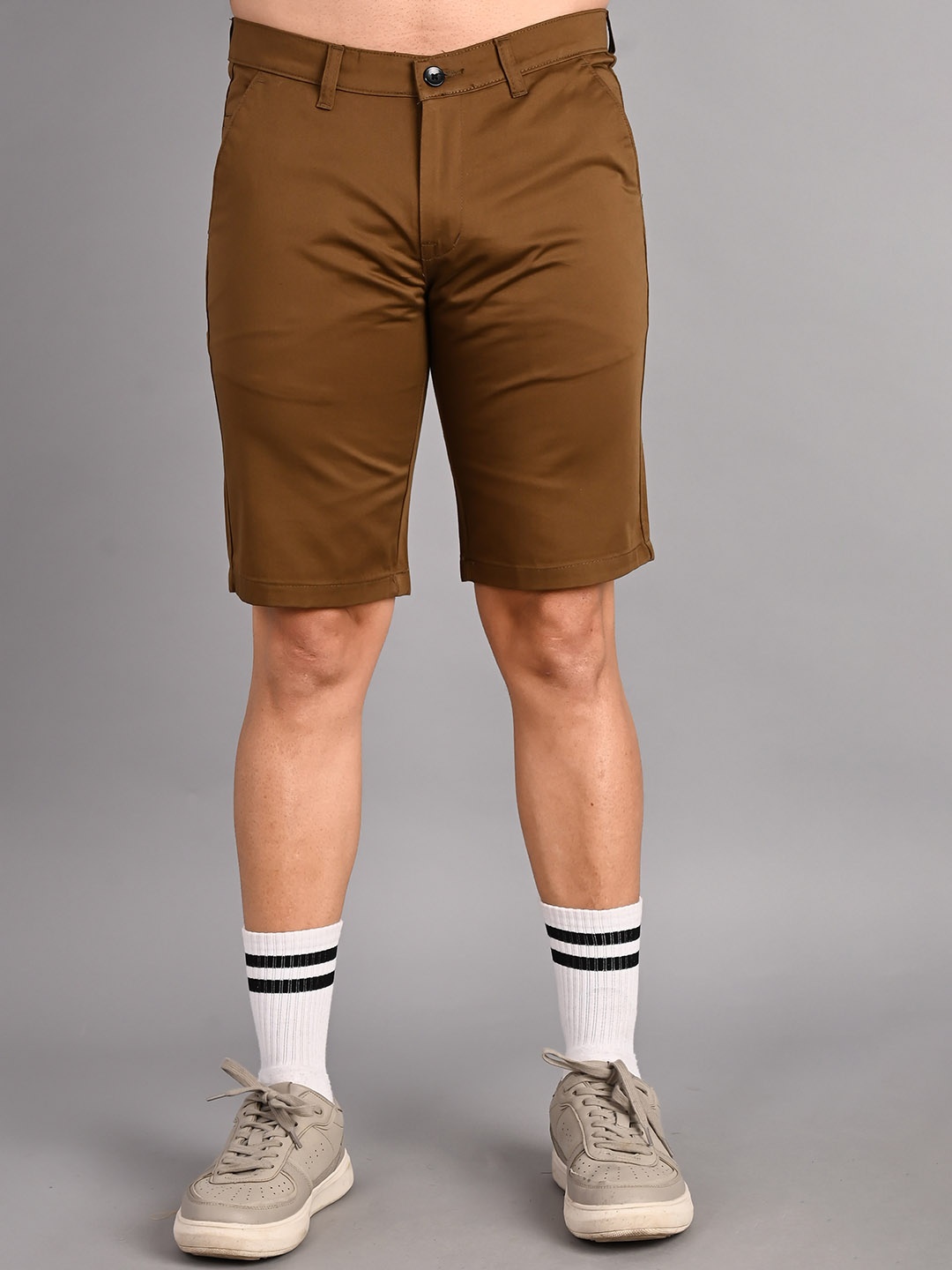 

FUBAR Men Slim Fit Chino Shorts, Brown