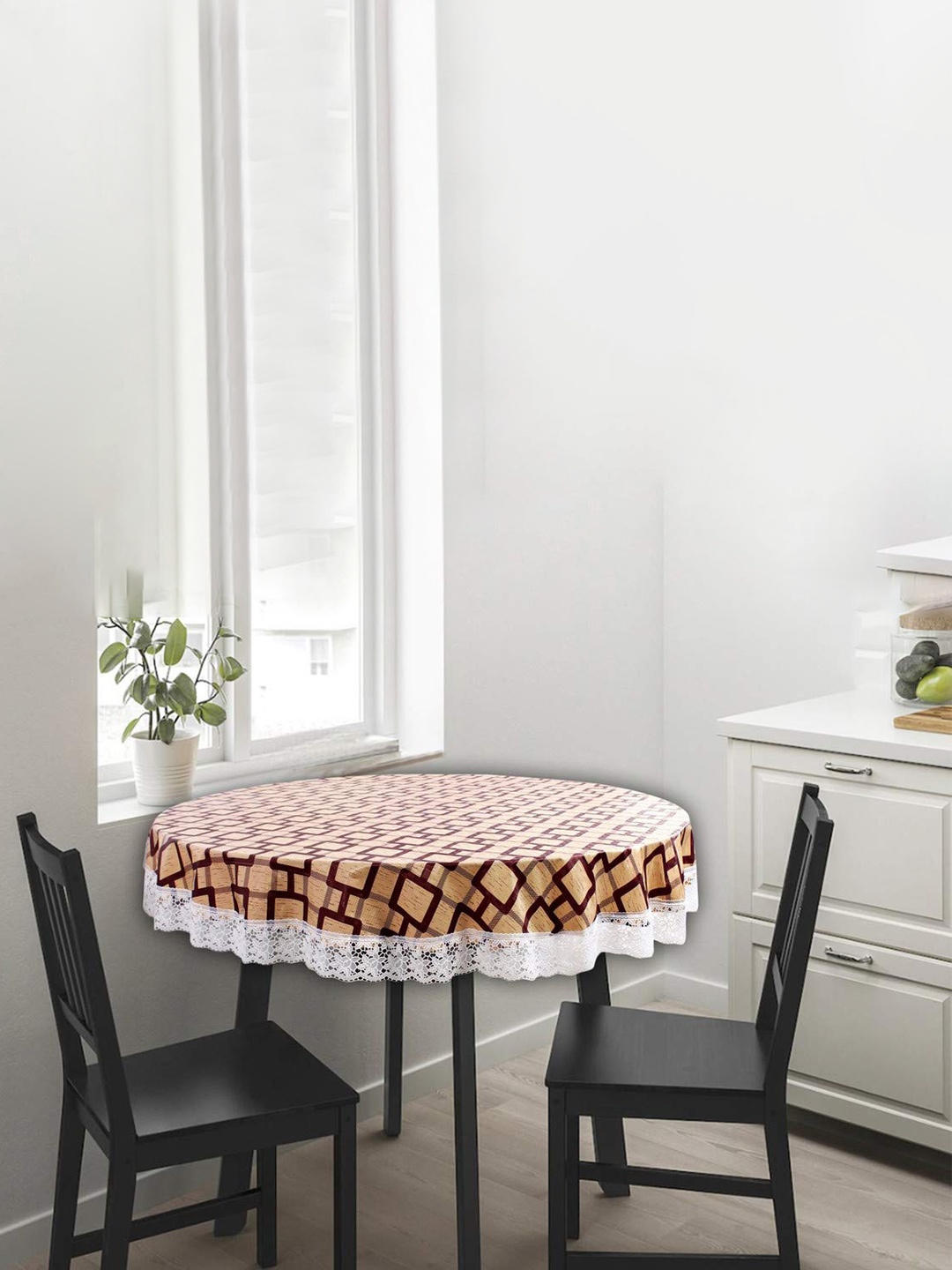 

Dakshya Industries Yellow Printed PVC 6 Seater Table Cover