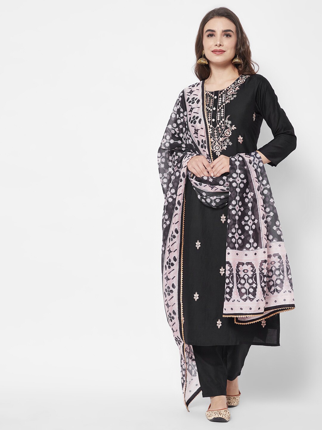 

SHABLON Black Print Longline Top