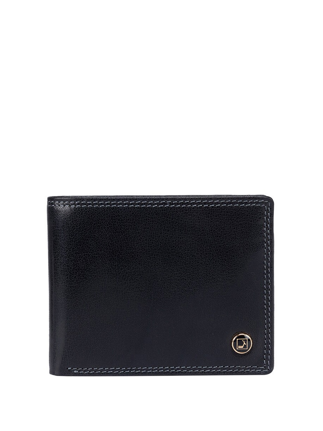 

Da Milano Leather Two Fold Wallet, Blue