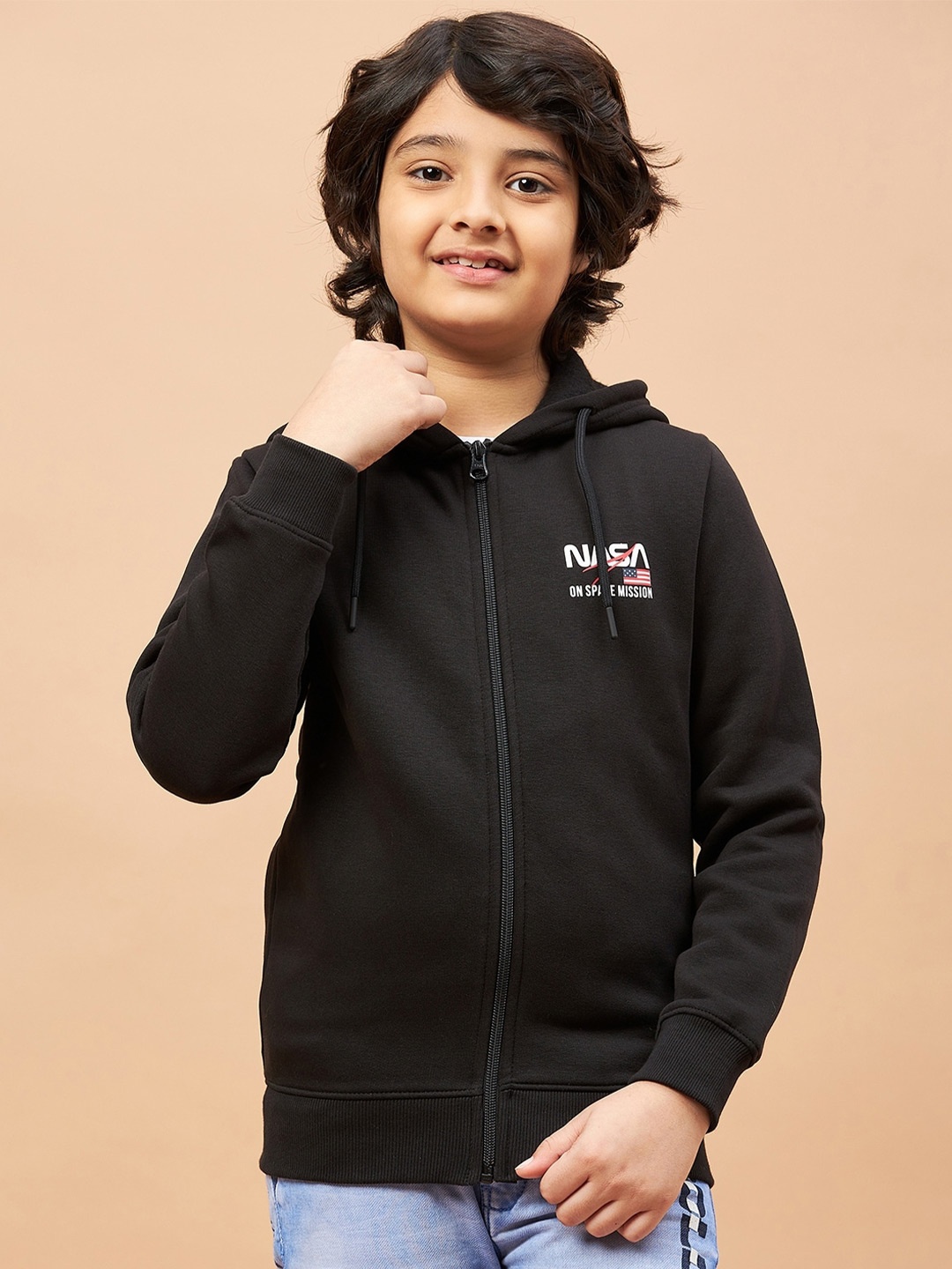 

Ben & Joe Boys Hooded Antimicrobial Casual Sweatshirt, Black