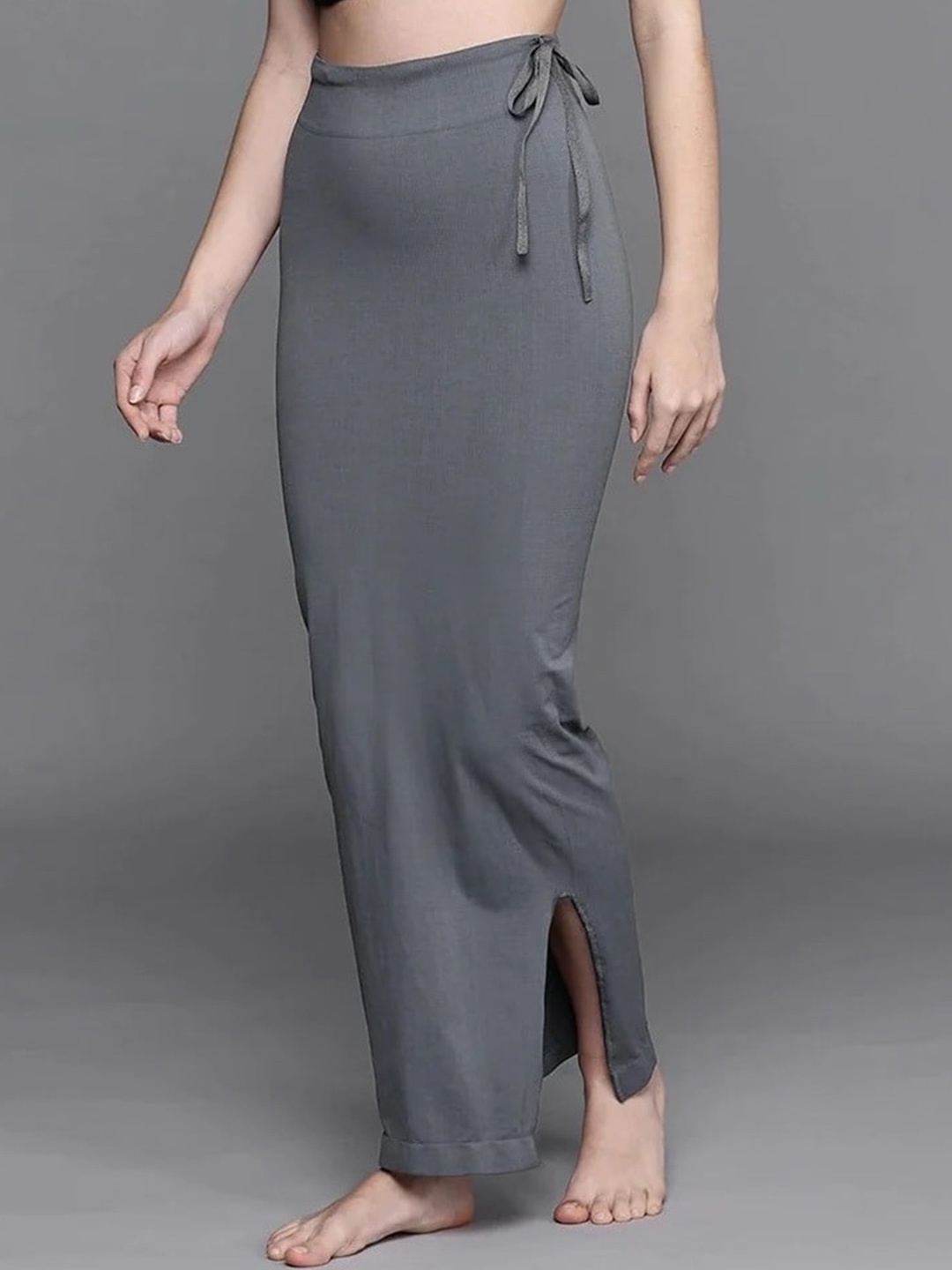 

MISS VERVE Stretchable Saree Shapewear, Grey