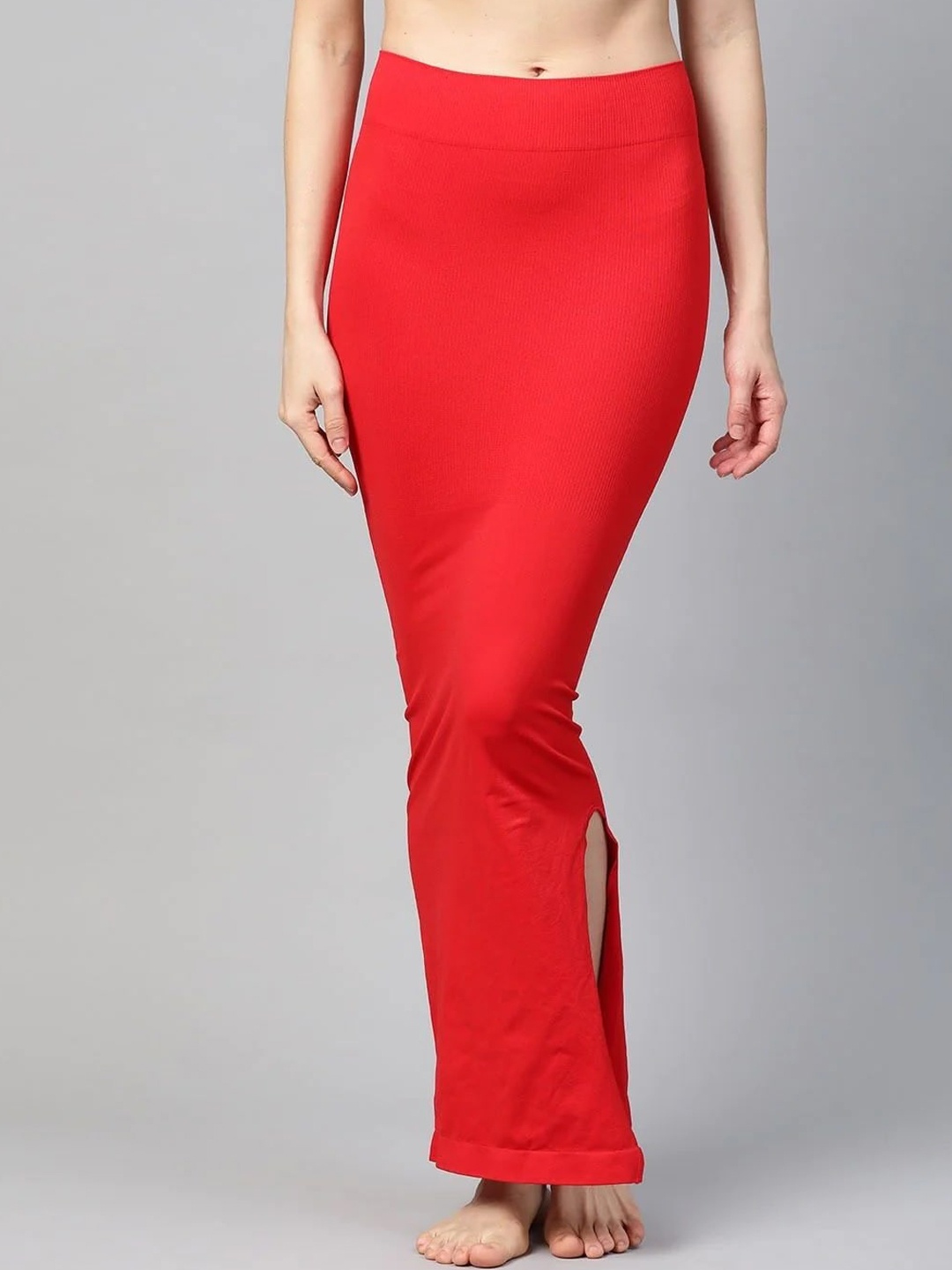 

MISS VERVE Stretchable Saree Shapewear, Red