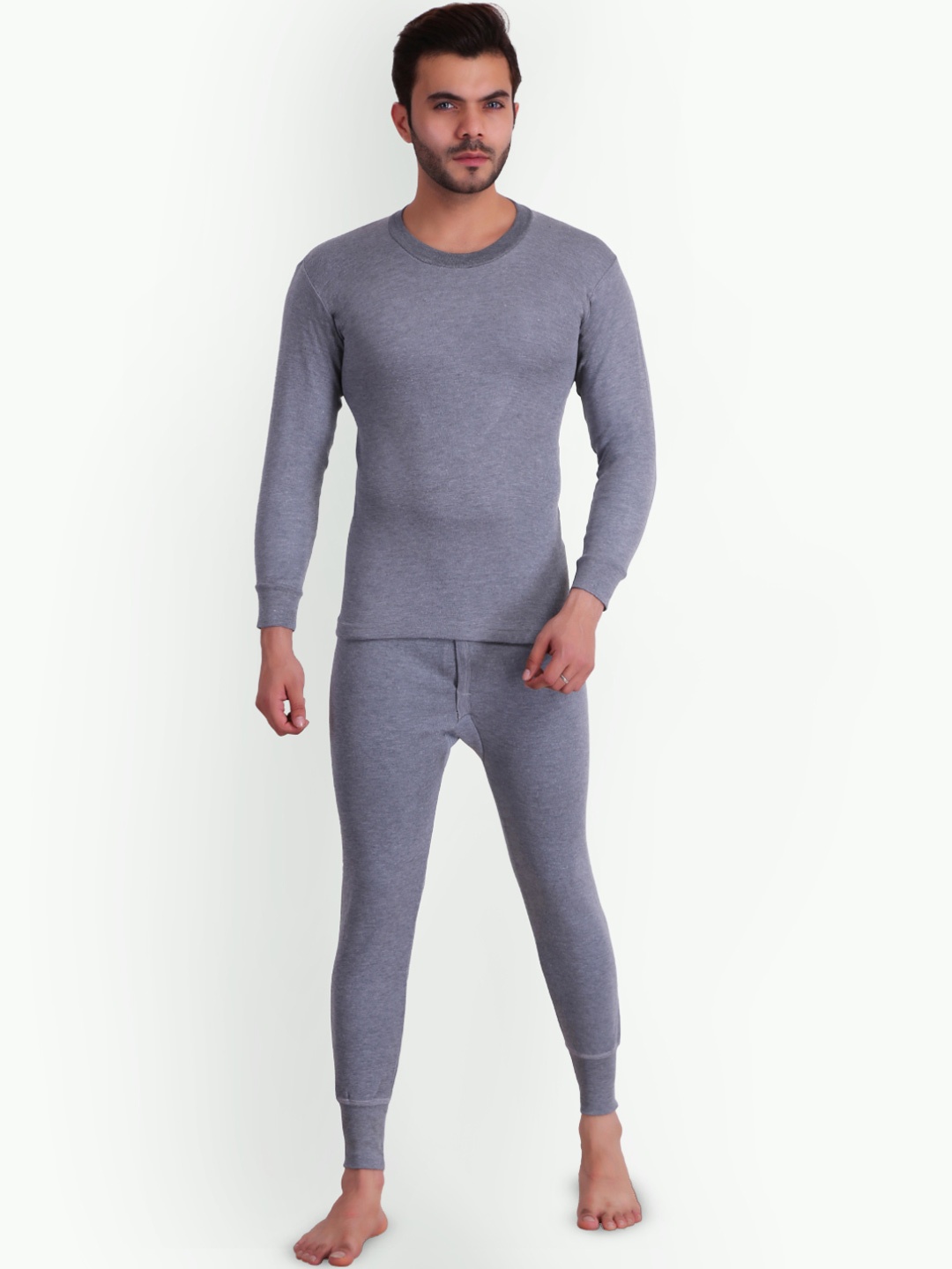 

T.T. Titanic Slim Fit Thermal Set, Grey melange