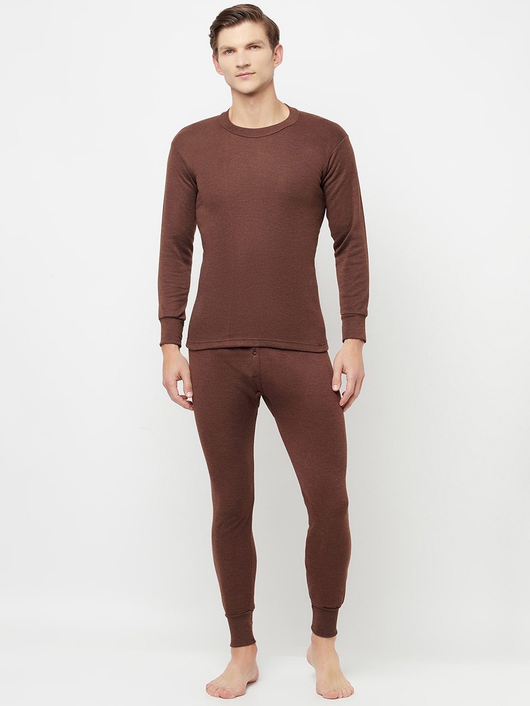 

T.T. Slim Fit Hotpot Thunder Thermal Set, Brown