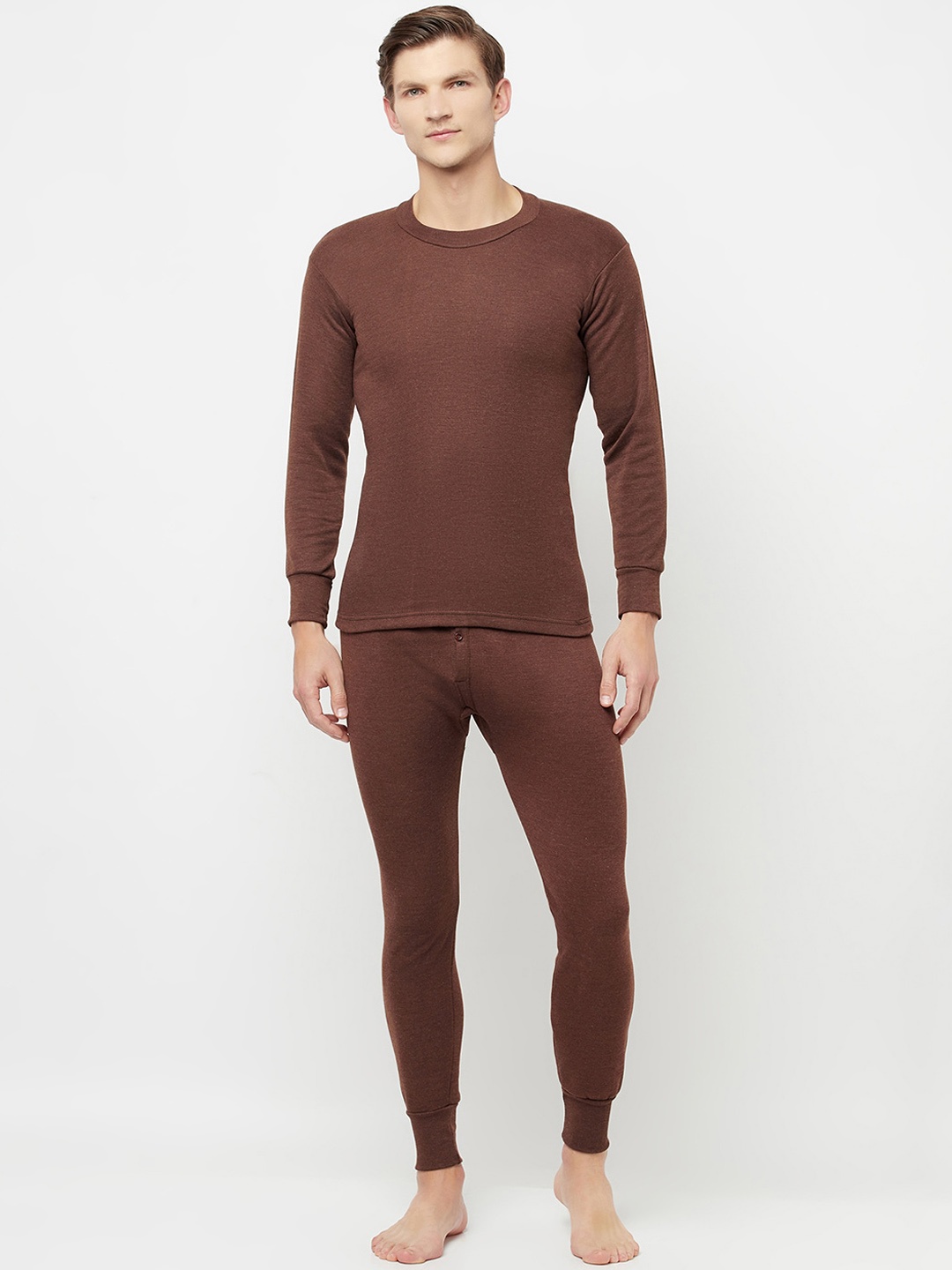 

T.T. Slim Fit Hotpot Thunder Thermal Set, Brown