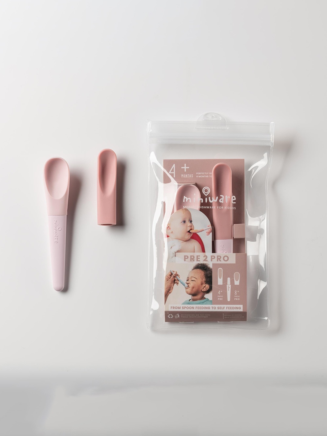 

Miniware Pre2Pro Self Feeding Spoon, Pink