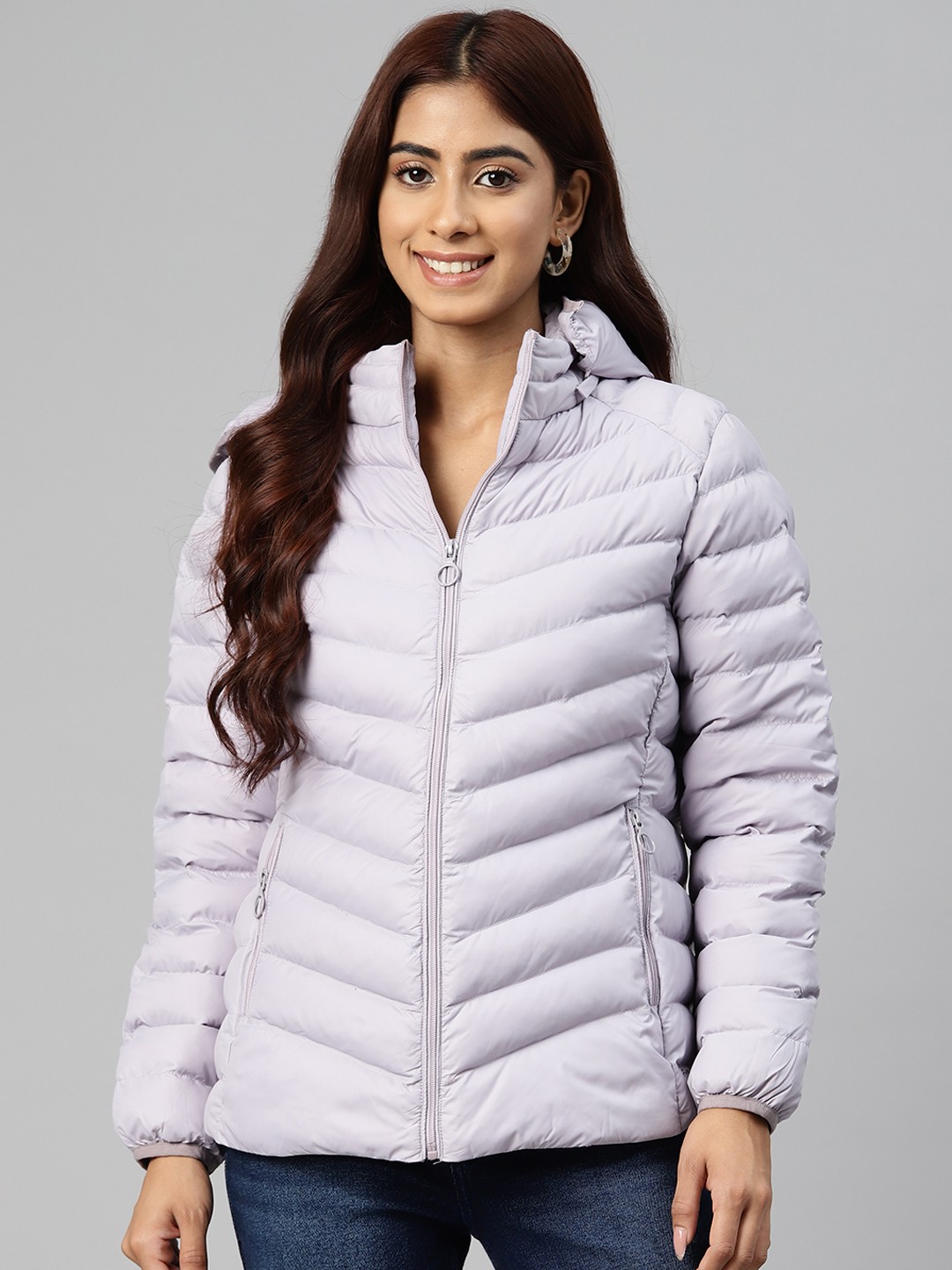 

Foreign Culture By Fort Collins Women Hooded Puffer Jacket, Lavender