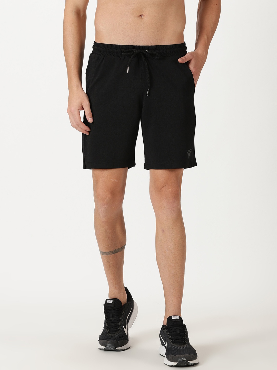 

deb Men Workout Shorts With Alpha Dry Technology, Black