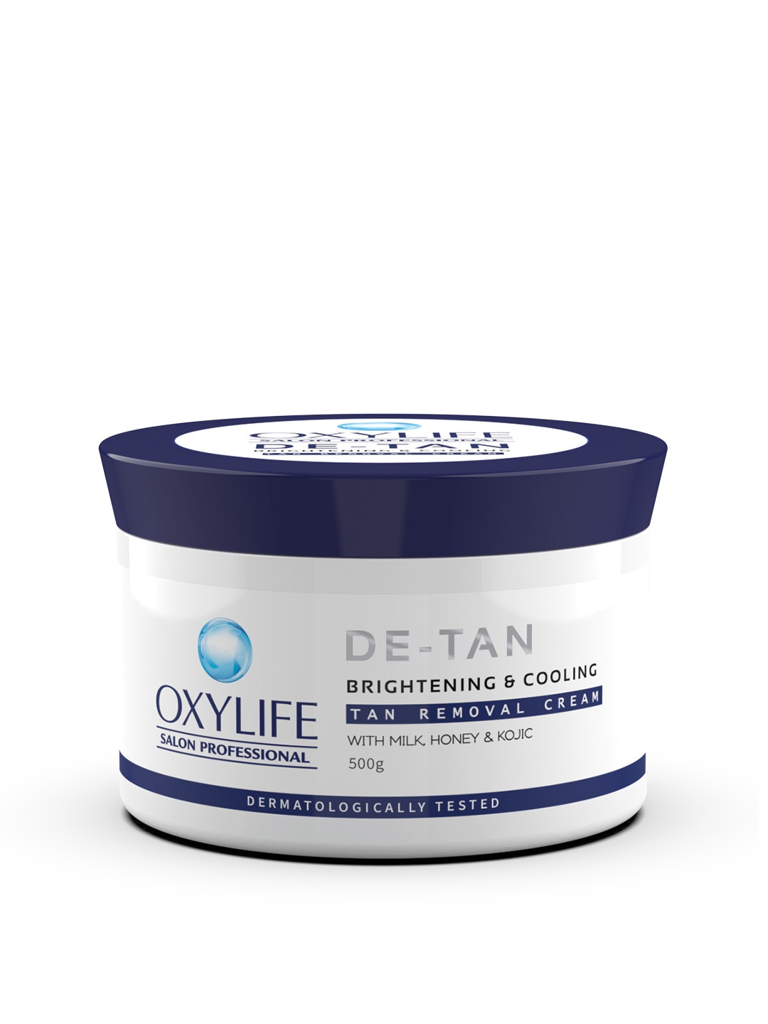 

OXYLIFE De-Tan Brightening & Cooling Tan Removal Cream With Milk & Honey - 500g, White