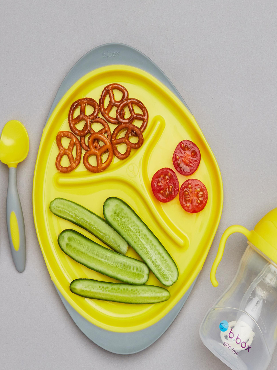 

B.Box Multicoloured & 4 Pieces Feeding Set, Multi