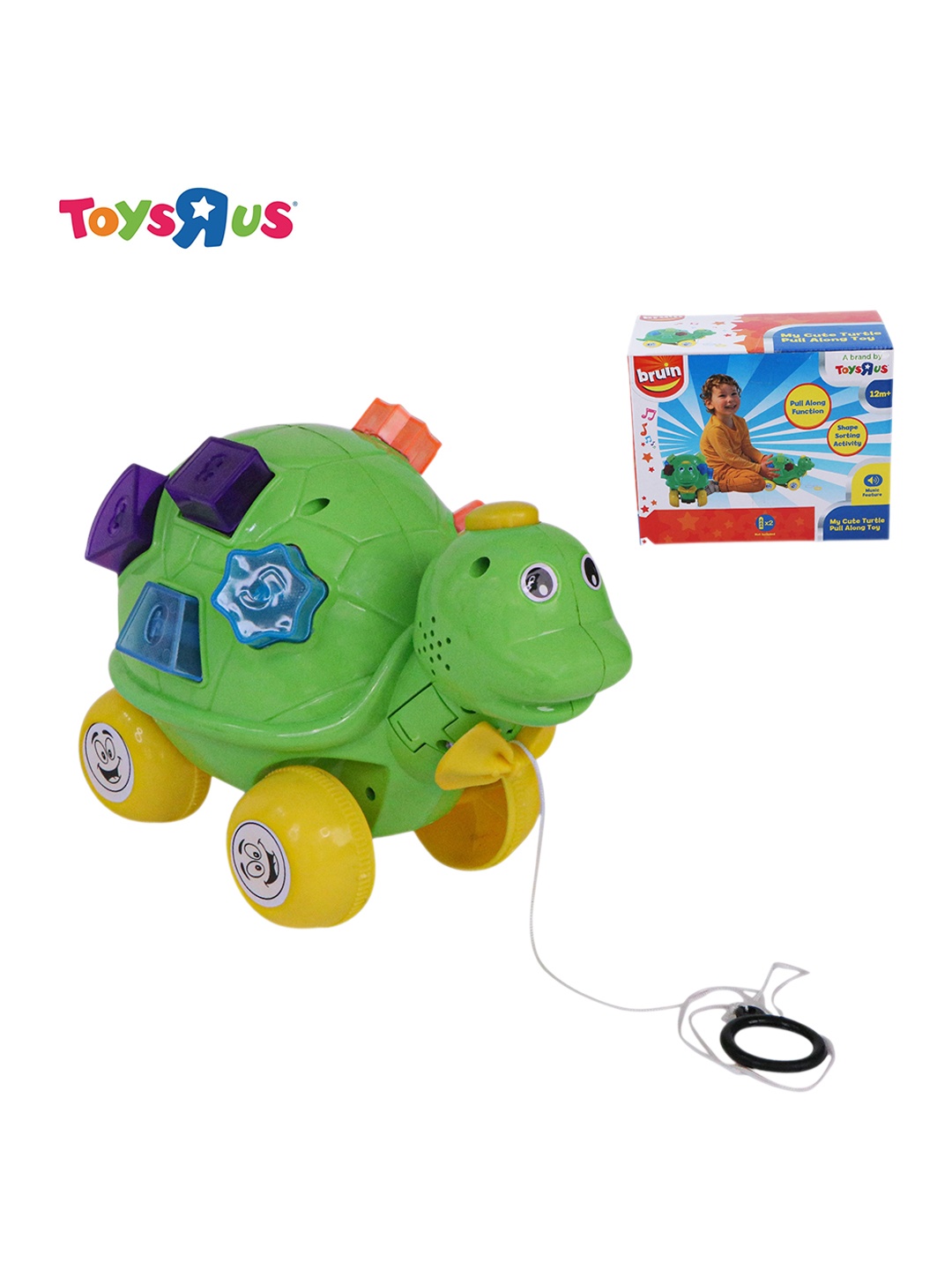 

Bruin Kids Turtle car Toy, Green