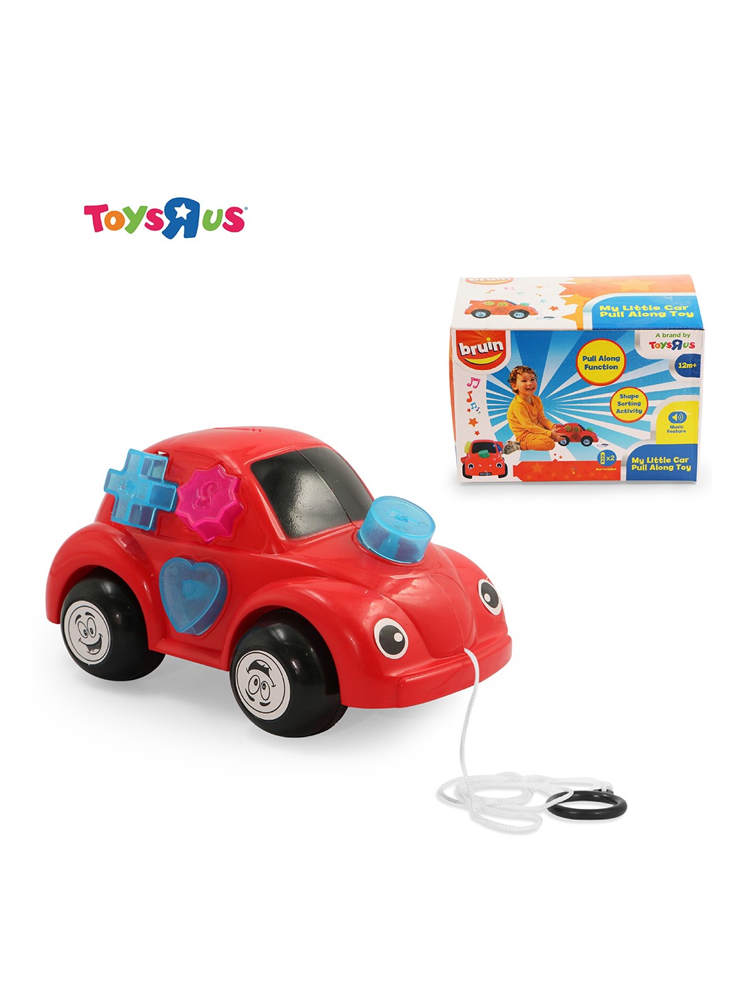 

Bruin Pull Along Baby Car, Red