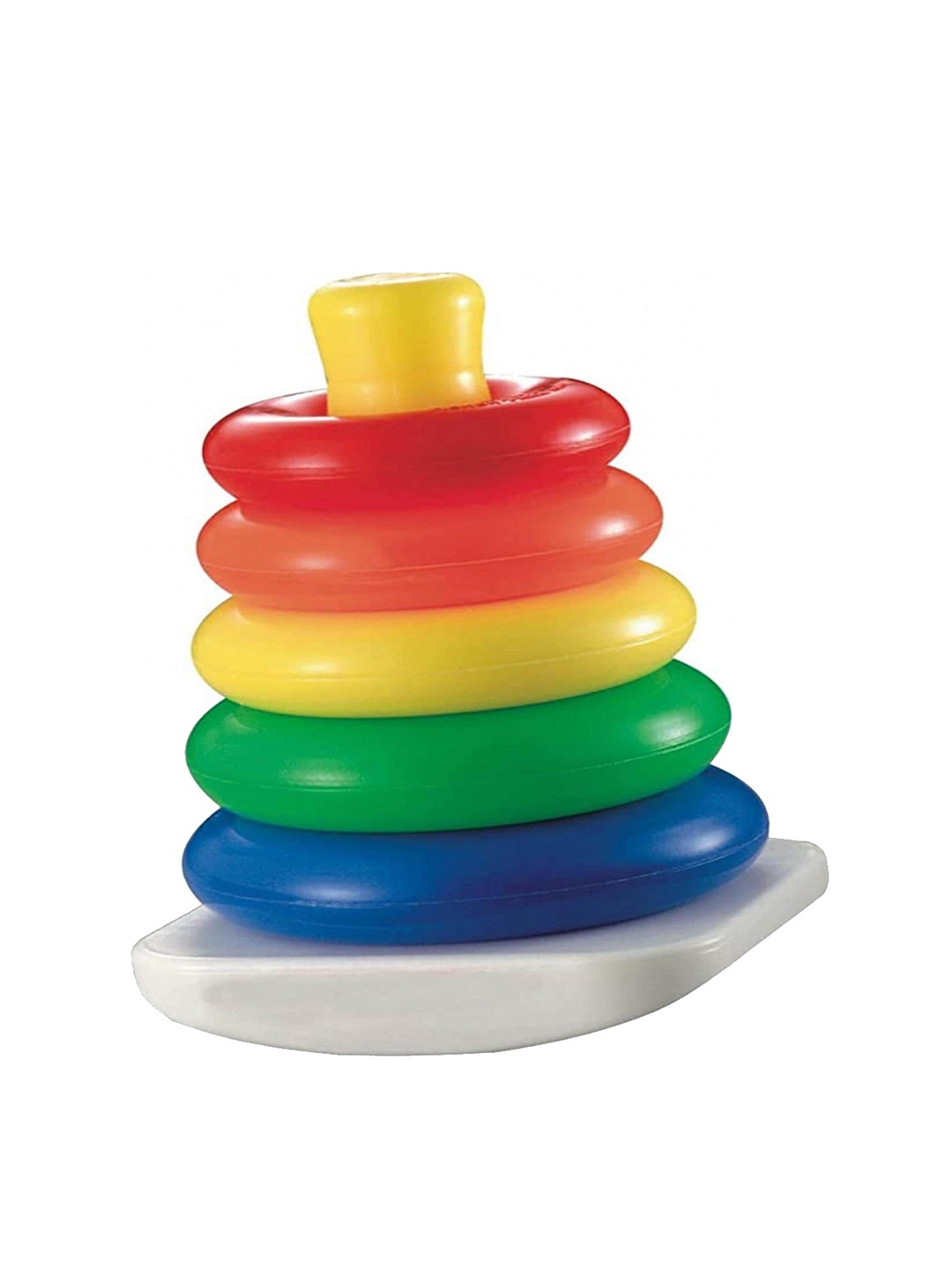

KIPA Kids Stack da Rings Rainbow Stacking Rings Tower Toy, Green