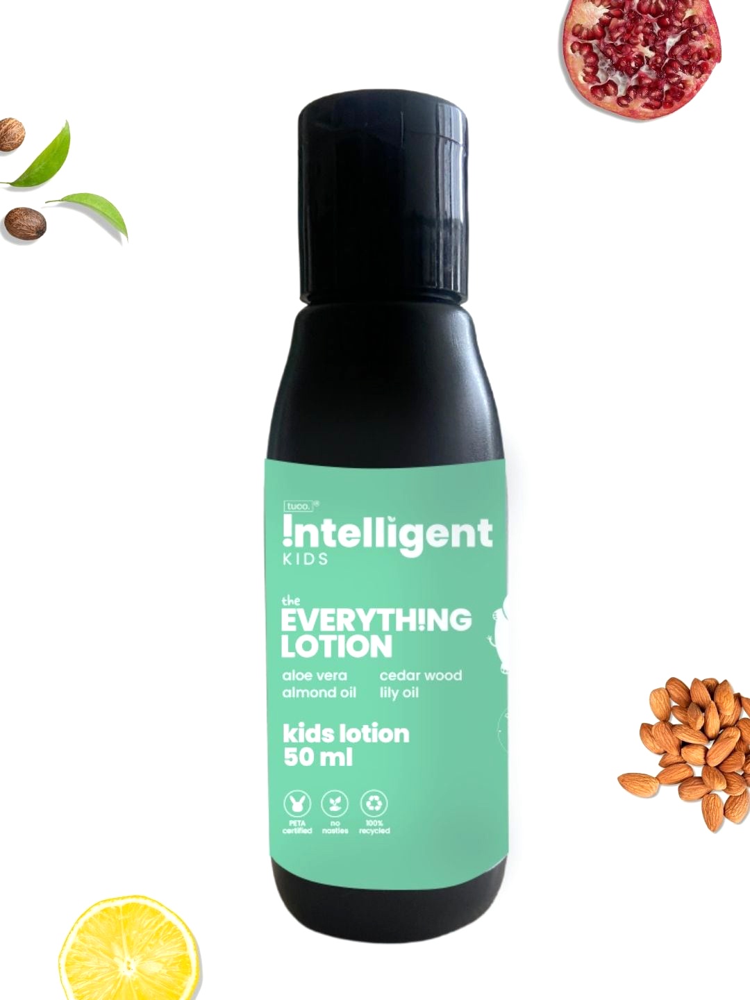 

Tuco Intelligent The Everything Baby & Kids Mild Lotion with Aloevera & Cedarwood - 50 ml, Green