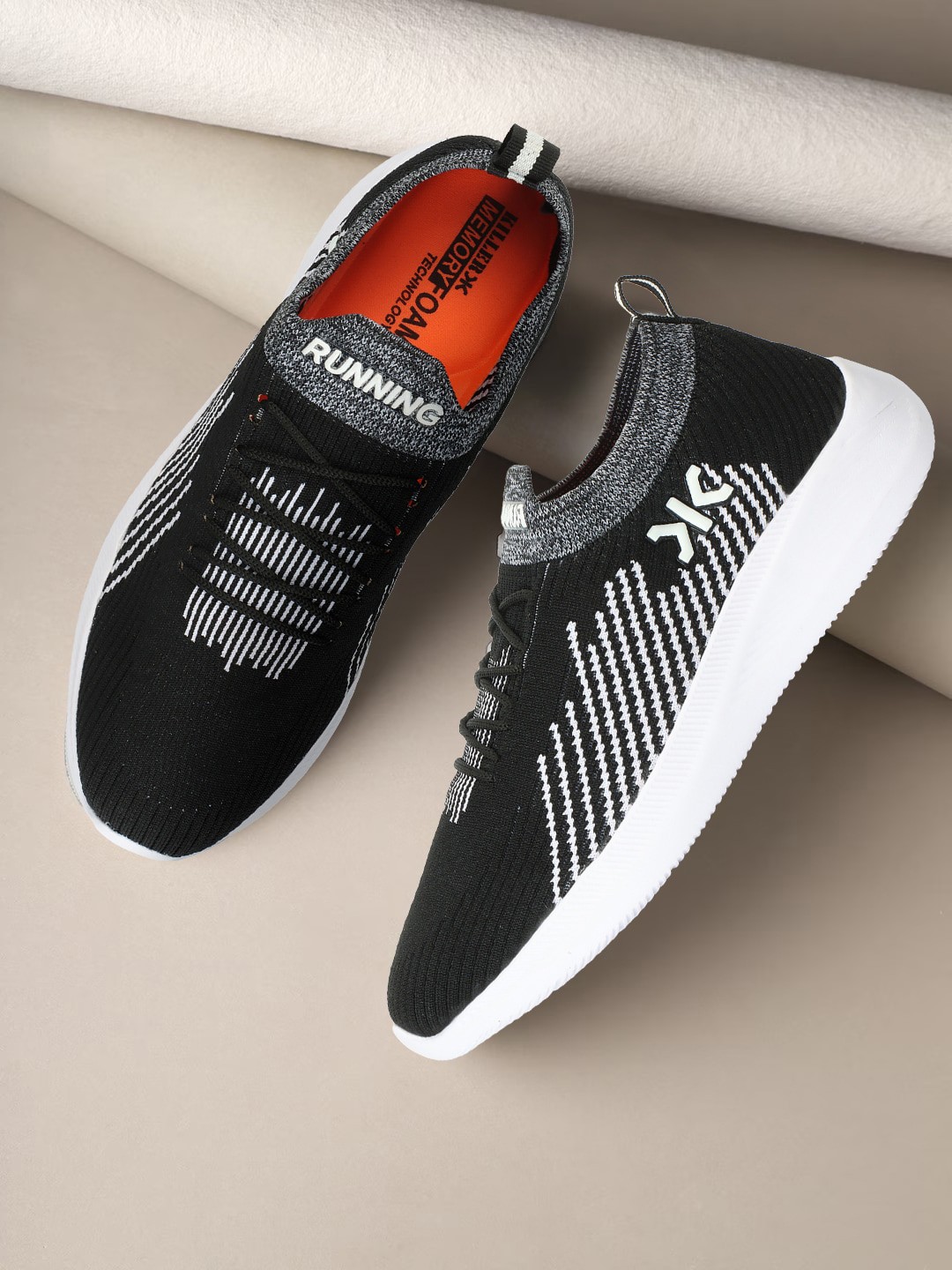 

Killer Men Textured Slip-On Sneakers, Black