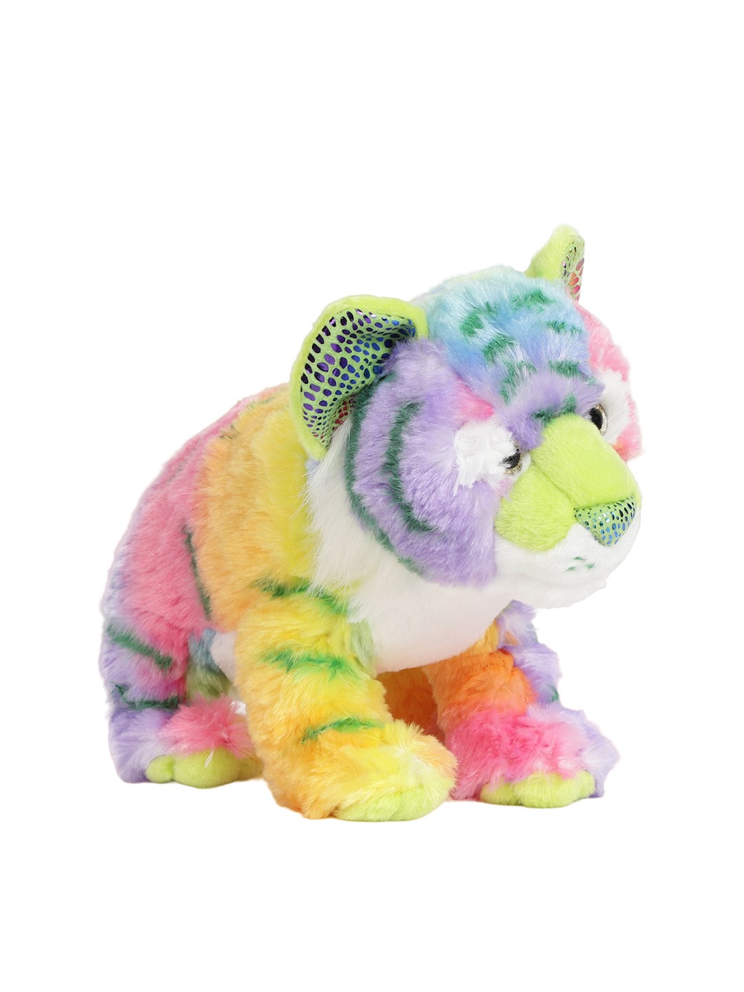 

Wild Republic Kids Rainbowkins Tiger Plush Soft Toy, Yellow